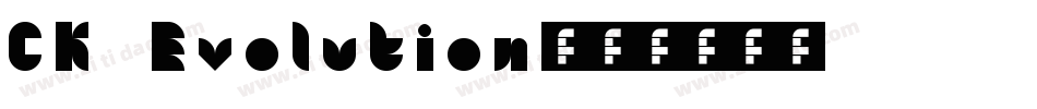 CK Evolution字体转换
